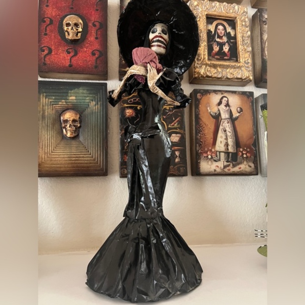 Catrina Skeleton Vintage Dia de Los Muertos‎